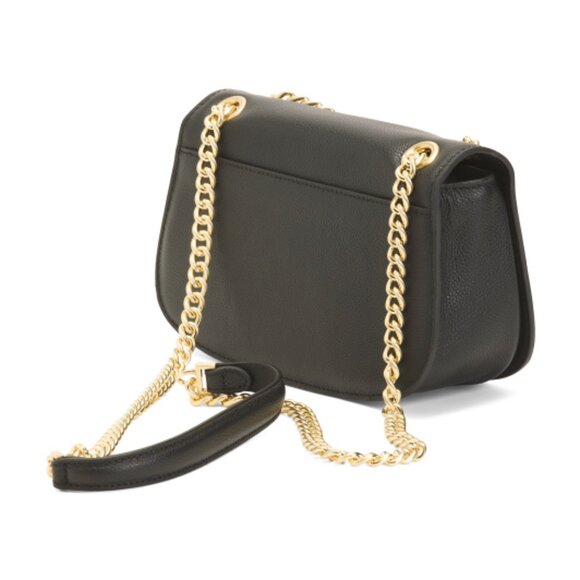 MONCRIEF LONDON Leather East West Saddle Crossbody Bag